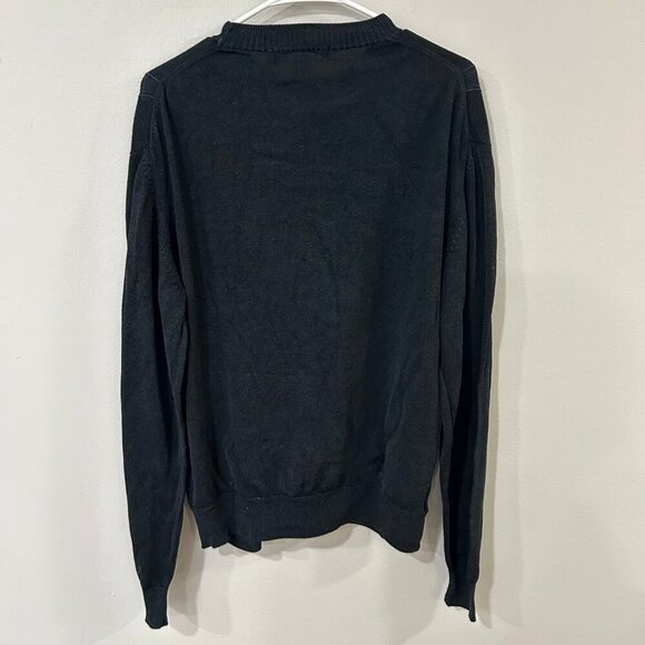 Pronto Uomo Black Men’s Pullover Sweater Size Large - Picture 4 of 4